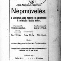 Jásznagykunszolnok Megyei Népoktatás 1915