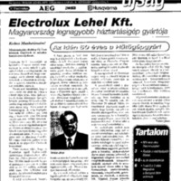 Electrolux újság 2002